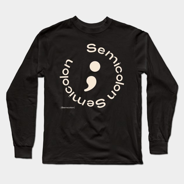 Seventeen Semicolon Long Sleeve T-Shirt by hallyupunch